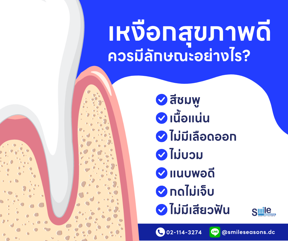 เจาะลึก! สาเหตุ เหงือกบวมแดง เหงือกอักเสบ พร้อมแนะนำวิธีรักษา - Smile  Seasons Dental Clinic